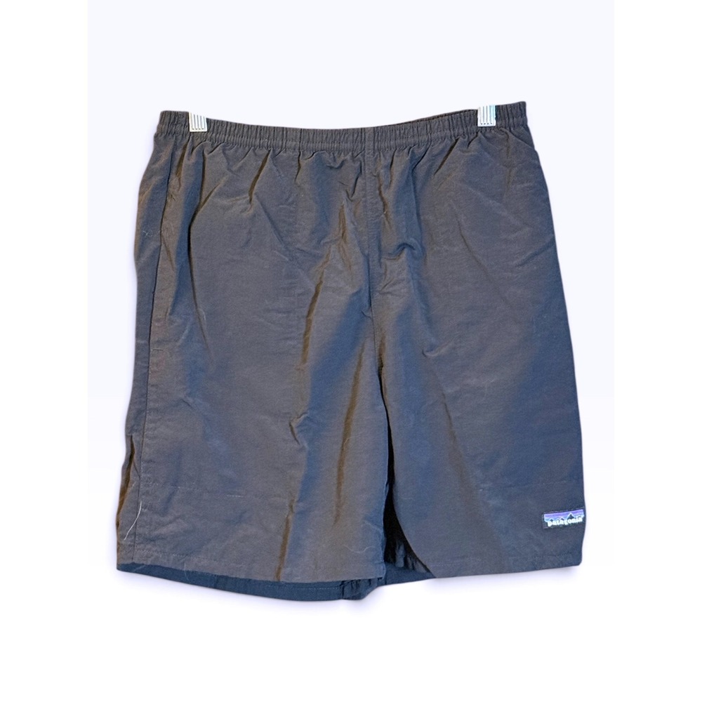 Patagonia Baggies Shorts Mens Medium Black Nylon Mesh Lined 5 Inch Inseam Hiking